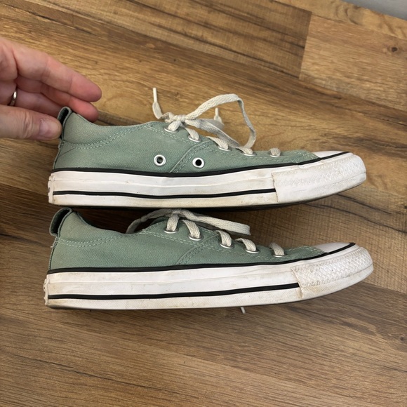 Converse Chuck Taylor All Star Madison Ox Low Sneaker Shoes Light Green - Picture 9 of 10